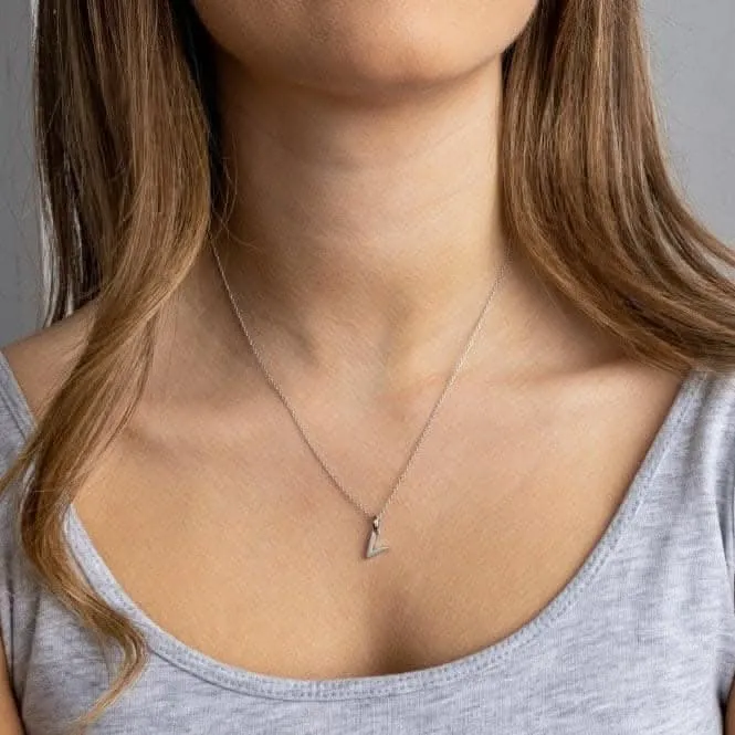 Signature Skript Lowercase v Charm Pendant 9197RPV Kit Heath Jewelry And Accessories