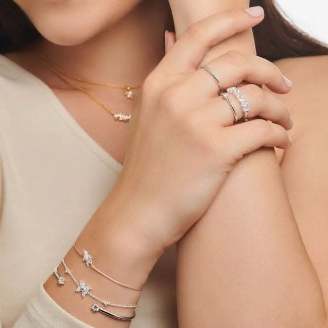 Silver Zirconia White Stones Ring TR2346-051-14 Thomas Sabo Rings