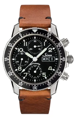 Sinn Watches Sinn 103 St Sa Flieger Chronograph Vintage Cowhide Brown Watch