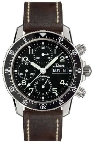 Sinn Watches Sinn 103 St Sa Flieger Chronograph Vintage Leather Watch
