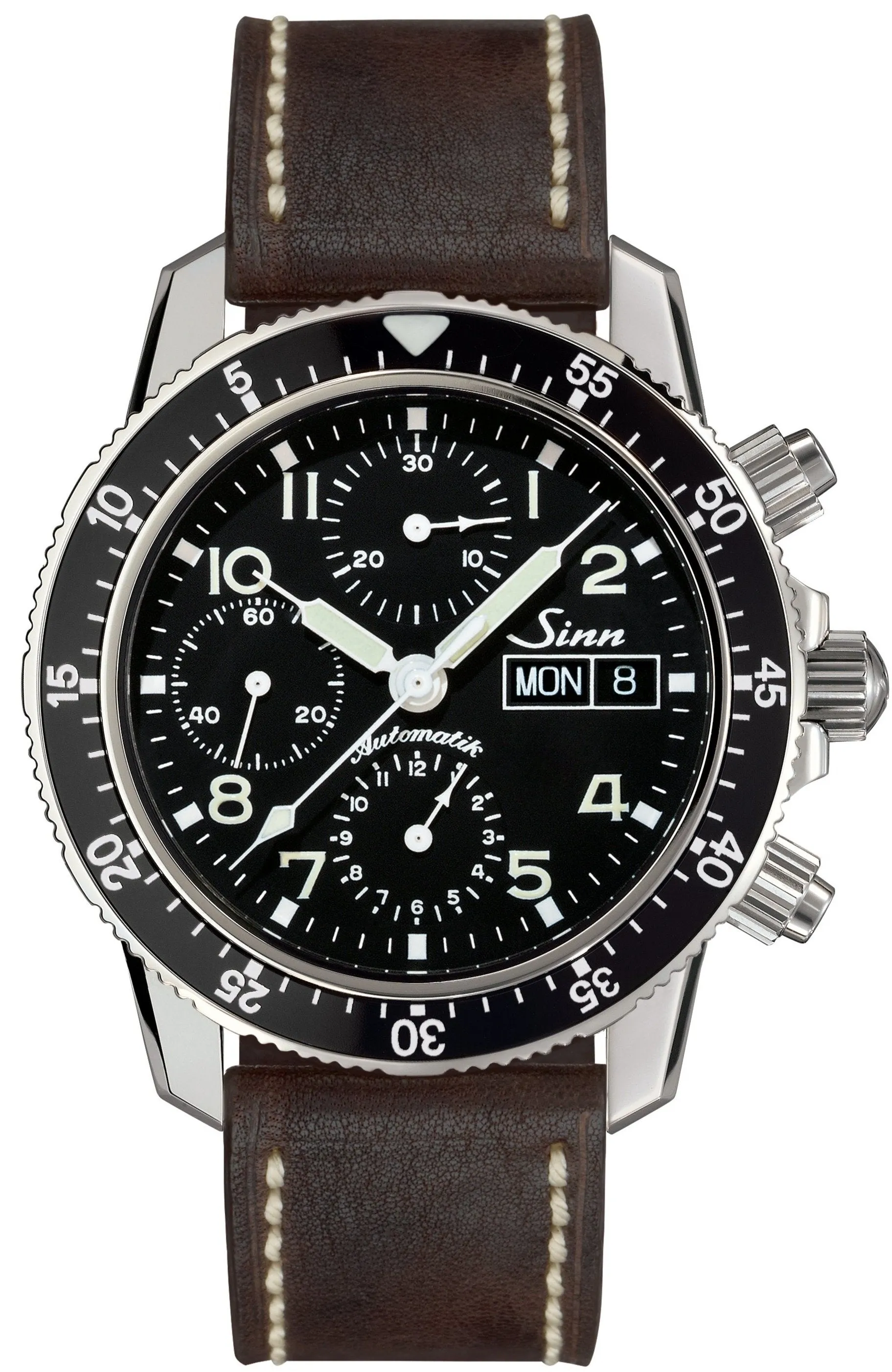Sinn Watches Sinn 103 St Sa Flieger Chronograph Vintage Leather Watch