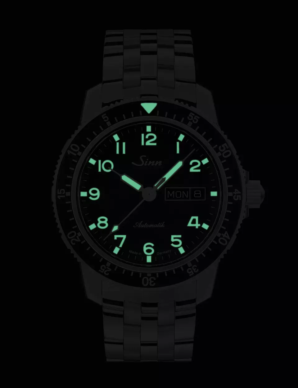 Sinn Watches Sinn 104 St Sa A Fine Link Bracelet Watch