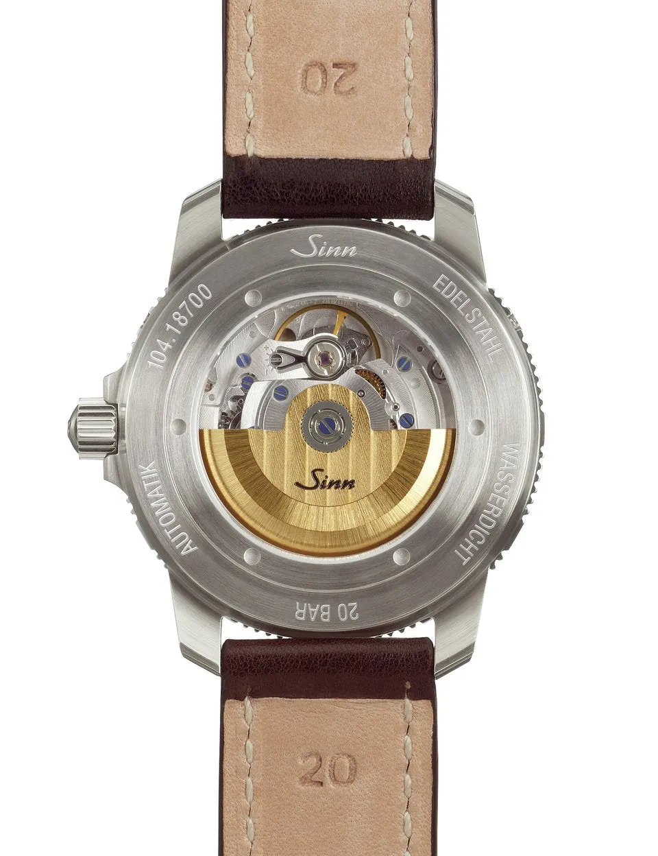 Sinn Watches Sinn 104 St Sa I Black Aligator Watch