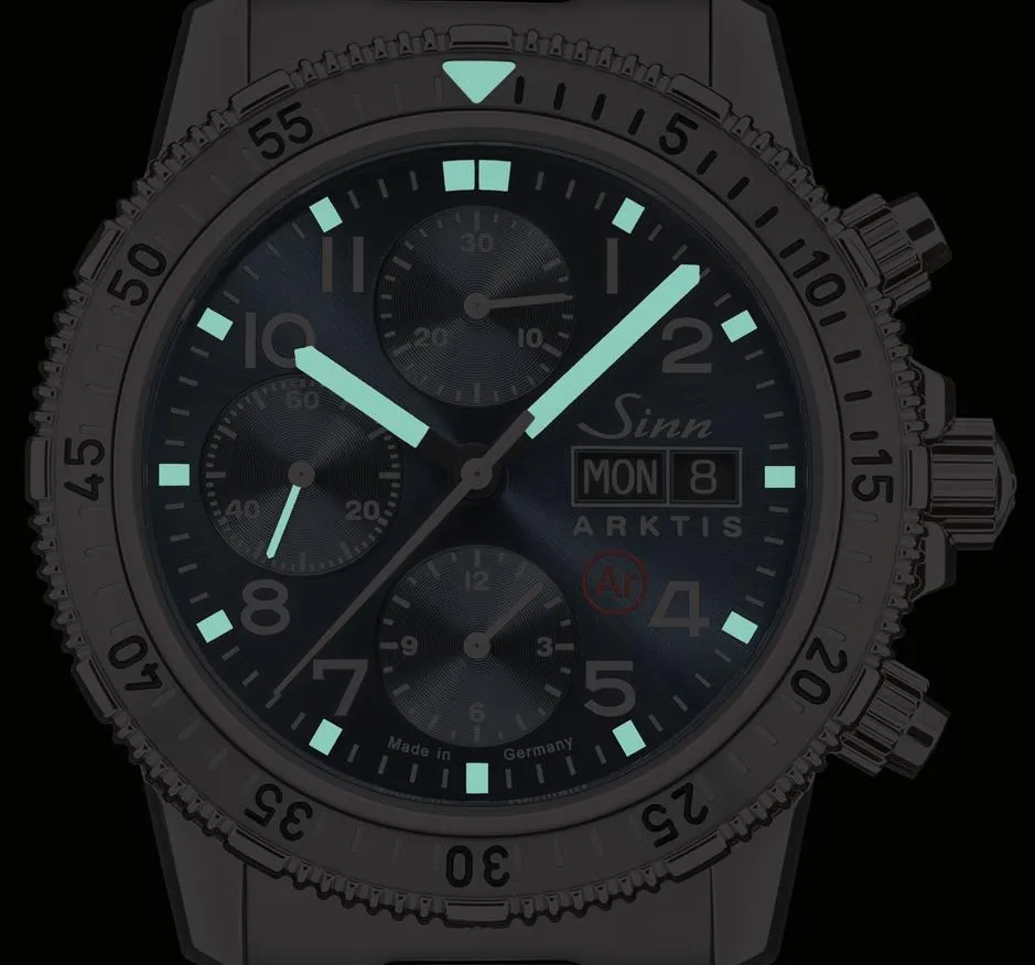 Sinn Watches Sinn 206 Arktis II Fine Link Bracelet Watch