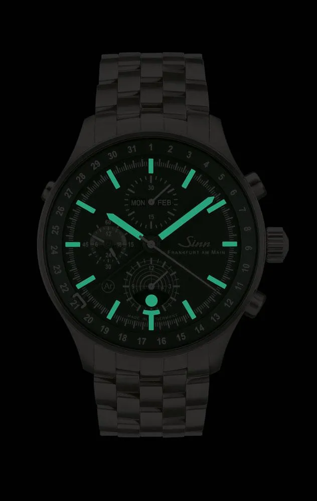 Sinn Watches Sinn 3006 Hunting Fine Link Bracelet Watch