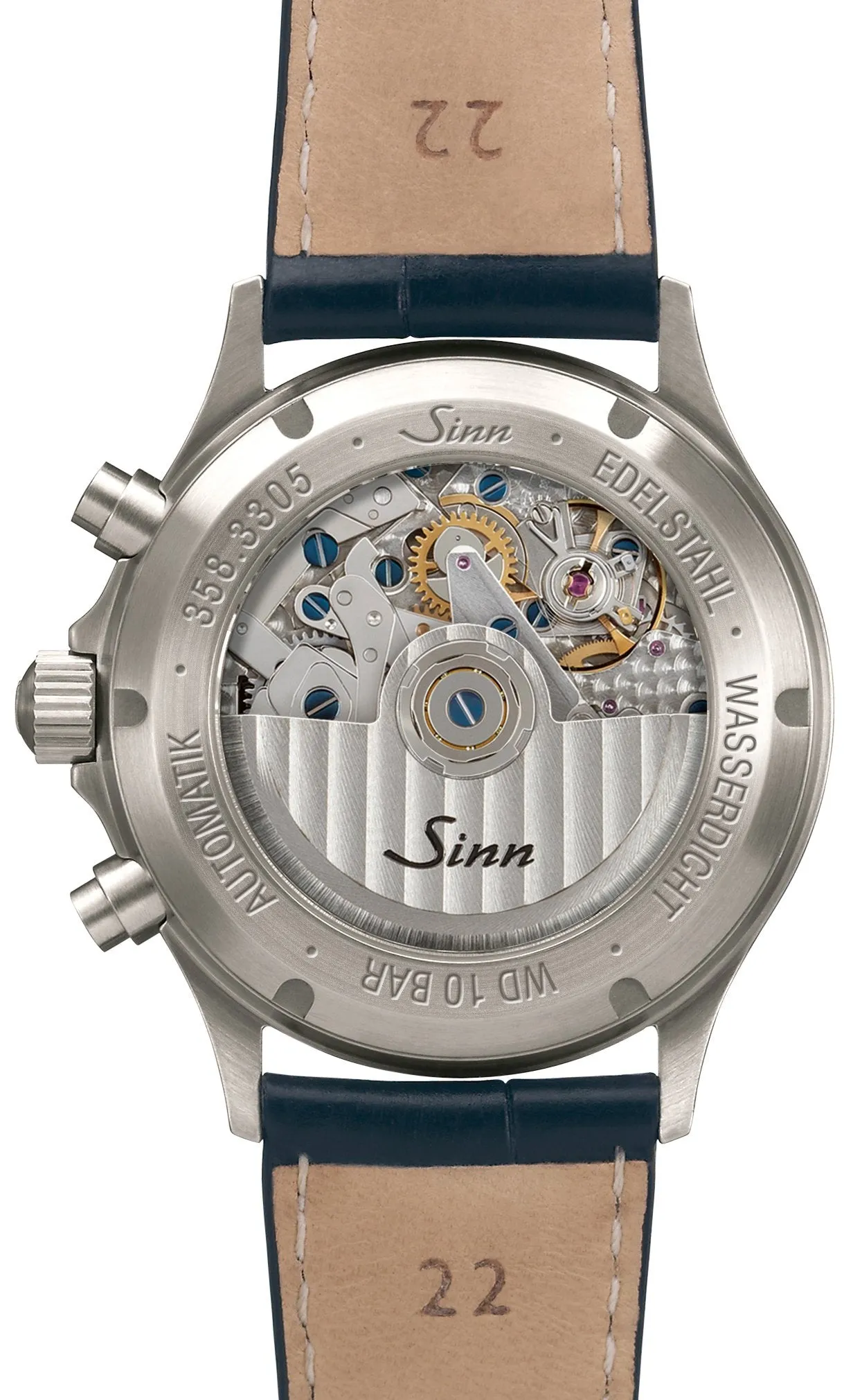 Sinn Watches Sinn 358 Sa Pilot DS Silicone Green Watch