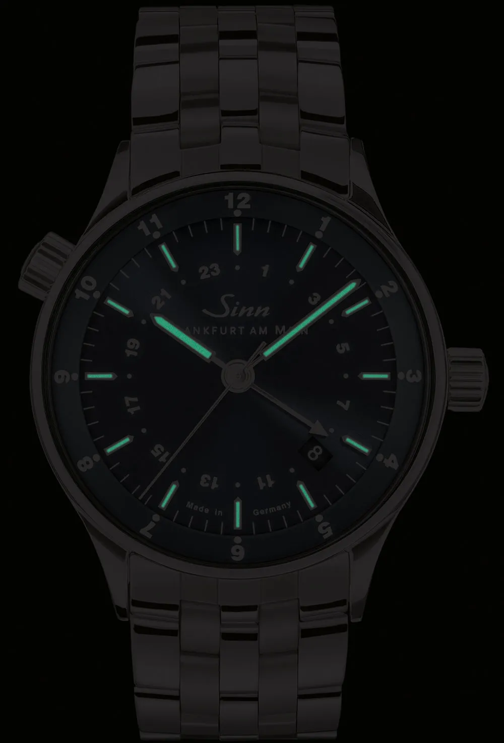 Sinn Watches Sinn 6060 B 24h UTC Frankfurt World Time Watch