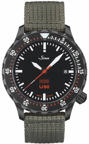 Sinn Watches Sinn U50 Hydro S Textile Olive Grey Watch