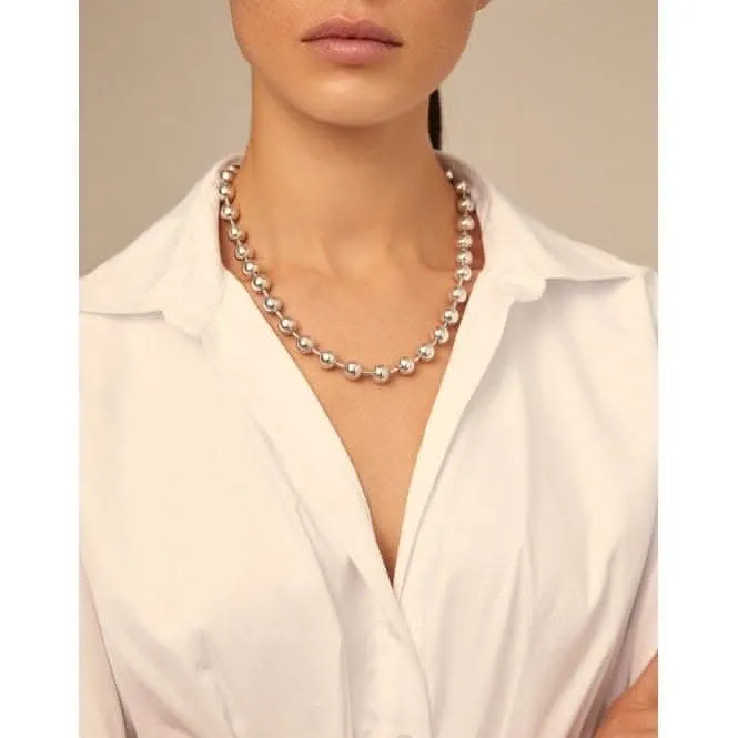 Snowflake Silver Metal Necklace Unode50 Jewelry And Accessories