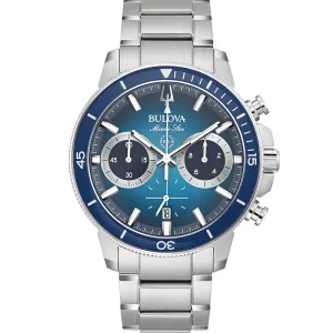 Sport Mens Watches Bulova Marine Star 96B380 Chronograph