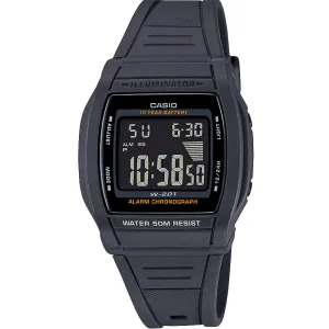 Sport Mens Watches Casio W201-1 LCD Digital Watch