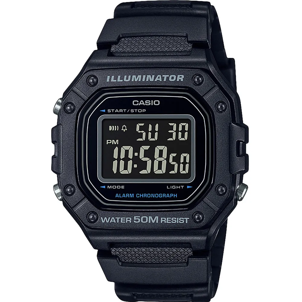 Sport Mens Watches Casio W218H-1 LCD Digital Watch