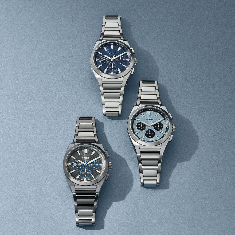 Sport Mens Watches Fossil Everett FS6104 Chronograph