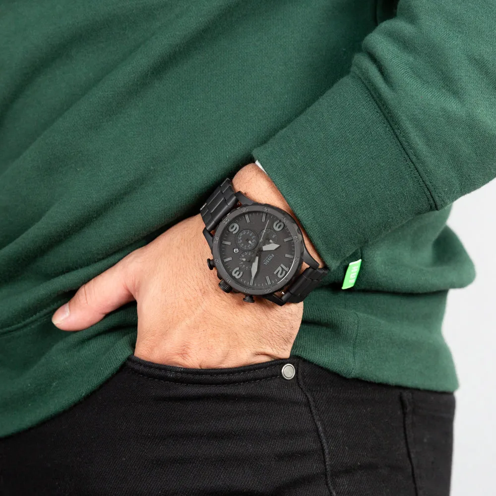 Sport Mens Watches Fossil Nate JR1401 Chronograph