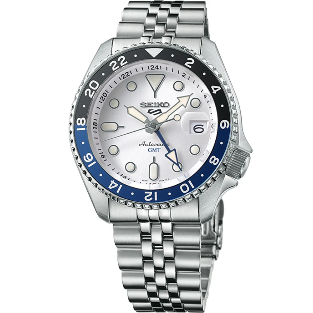 Sport Mens Watches Seiko 5 SSK033K SKX GMT Sports Style