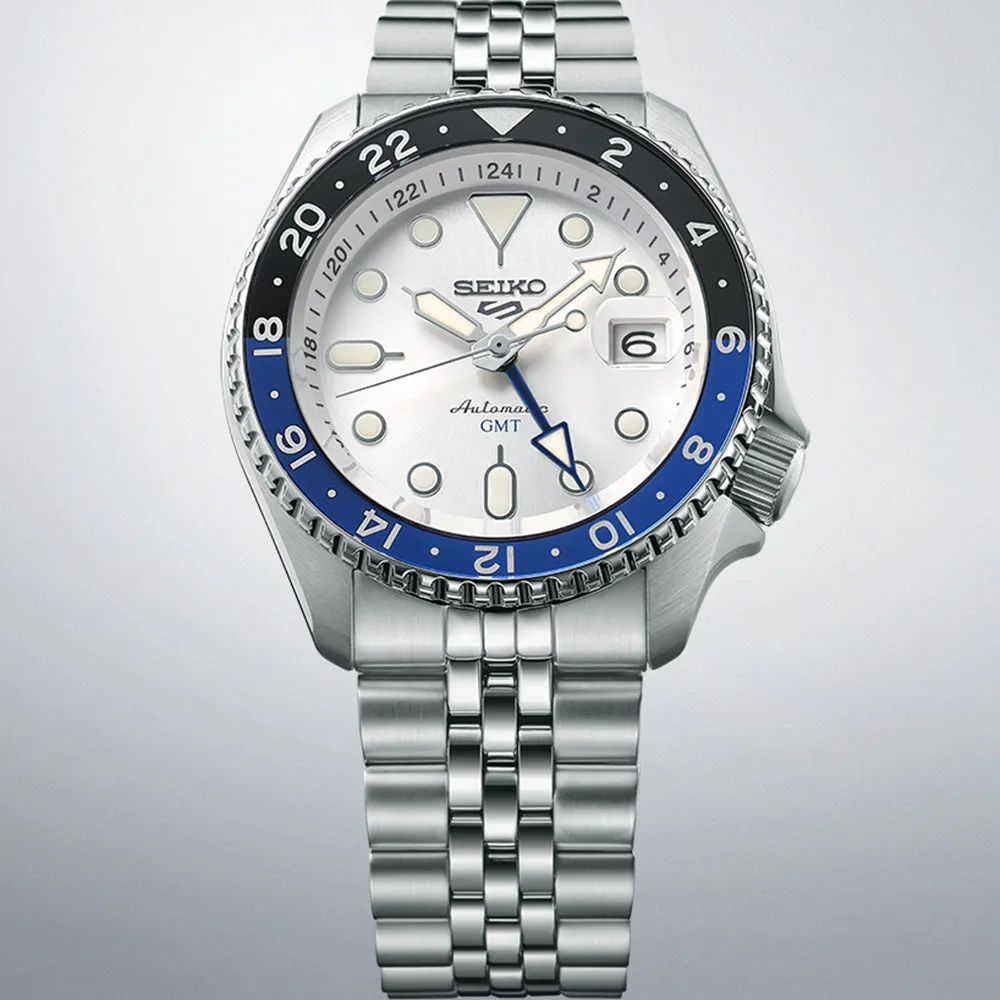 Sport Mens Watches Seiko 5 SSK033K SKX GMT Sports Style