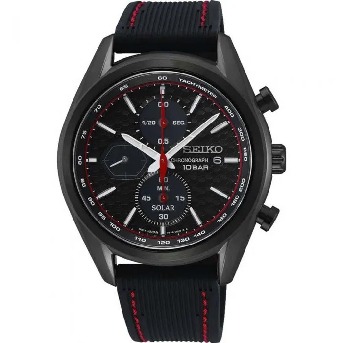 Sport Mens Watches Seiko Macchina Sportiva SSC777P Solar Chronograph