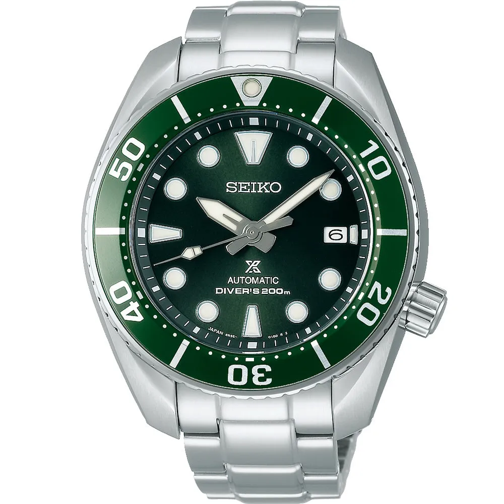 Sport Mens Watches Seiko Prospex Sumo Green SPB103J Automatic Divers