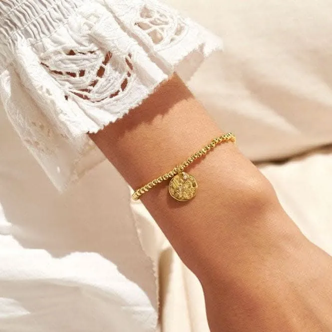 Star Sign A Little Scorpio Gold Plated 17.5cm Stretch Bracelet 6798 Joma Jewellery