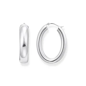 Sterling Silver Bold Elegance Big Chunky Hoop Earrings CR739-001-21 Thomas Sabo Earrings