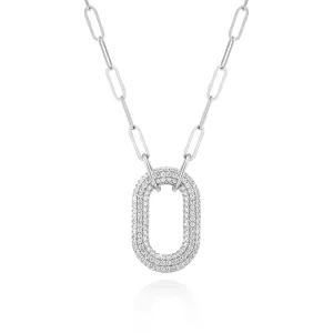 Sterling Silver Capri Uno Necklace SJ-N62014-CZ Sif Jakobs Jewellery