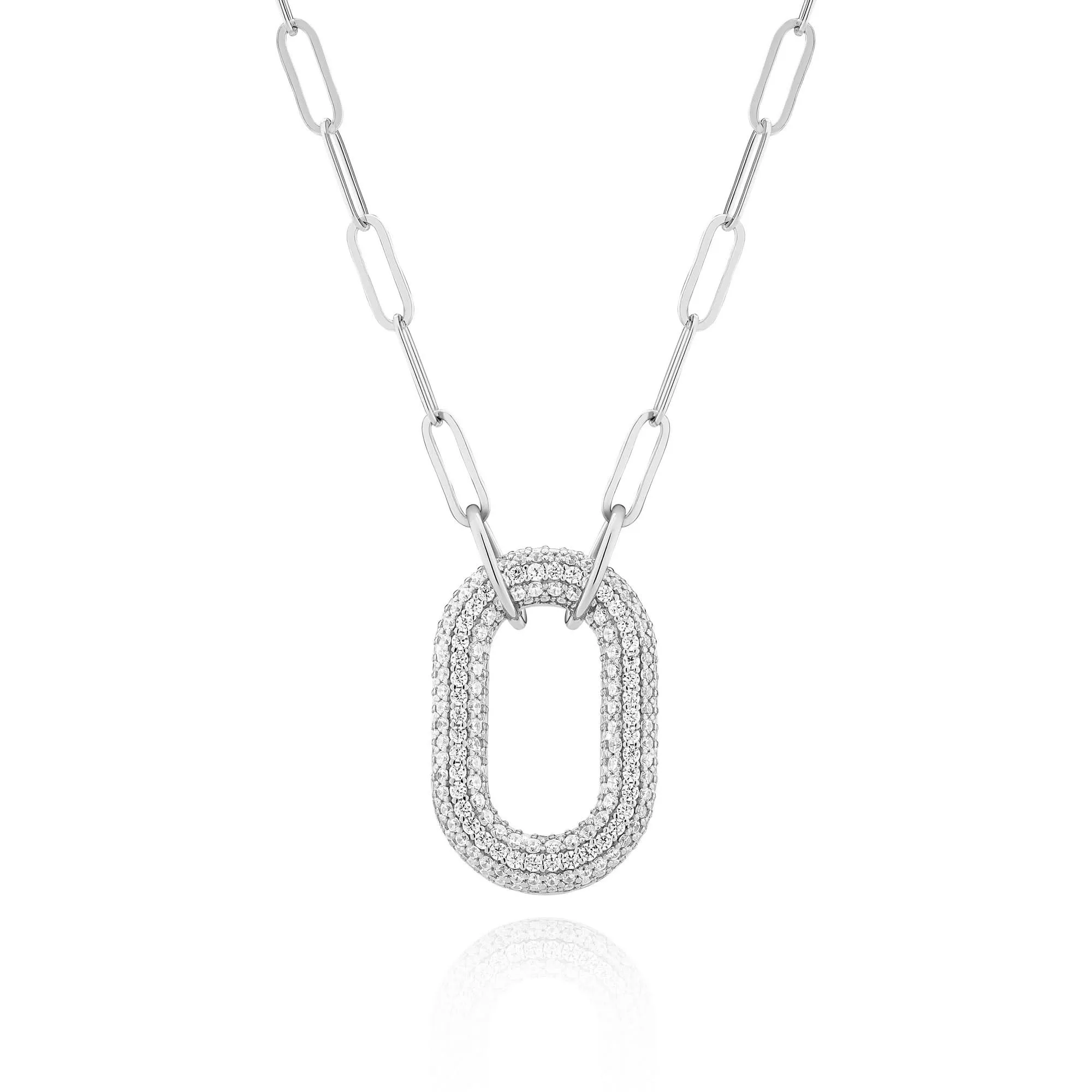 Sterling Silver Capri Uno Necklace SJ-N62014-CZ Sif Jakobs Jewellery
