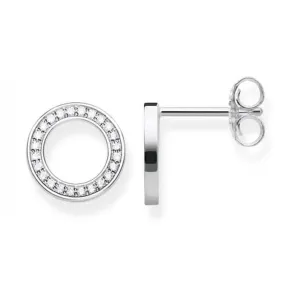 Sterling Silver Circles Large Ear Studs H1947-051-14 Thomas Sabo Earrings