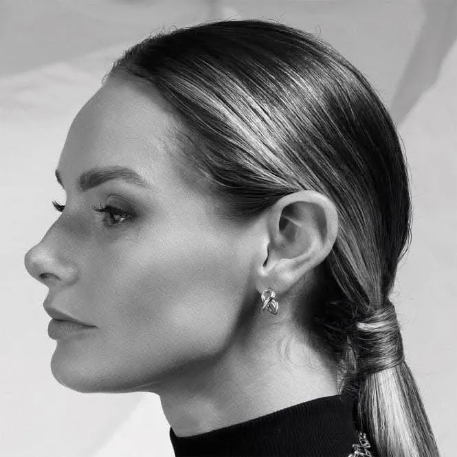 Sterling Silver Infinity Hoop Earrings 41162RP Kit Heath Jewelry And Accessories