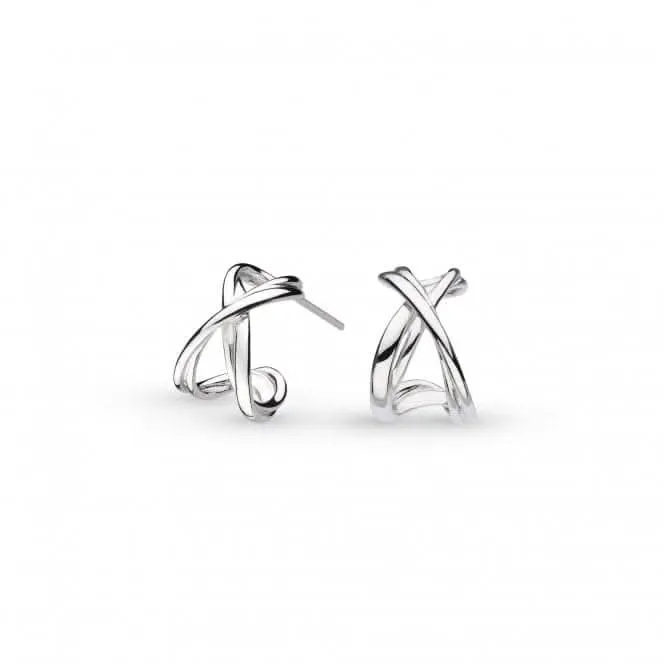 Sterling Silver Infinity Hoop Earrings 41162RP Kit Heath Jewelry And Accessories