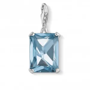 Sterling Silver Large Blue Facet Charm Pendant 1846-009-1 Thomas Sabo Collectable Charms
