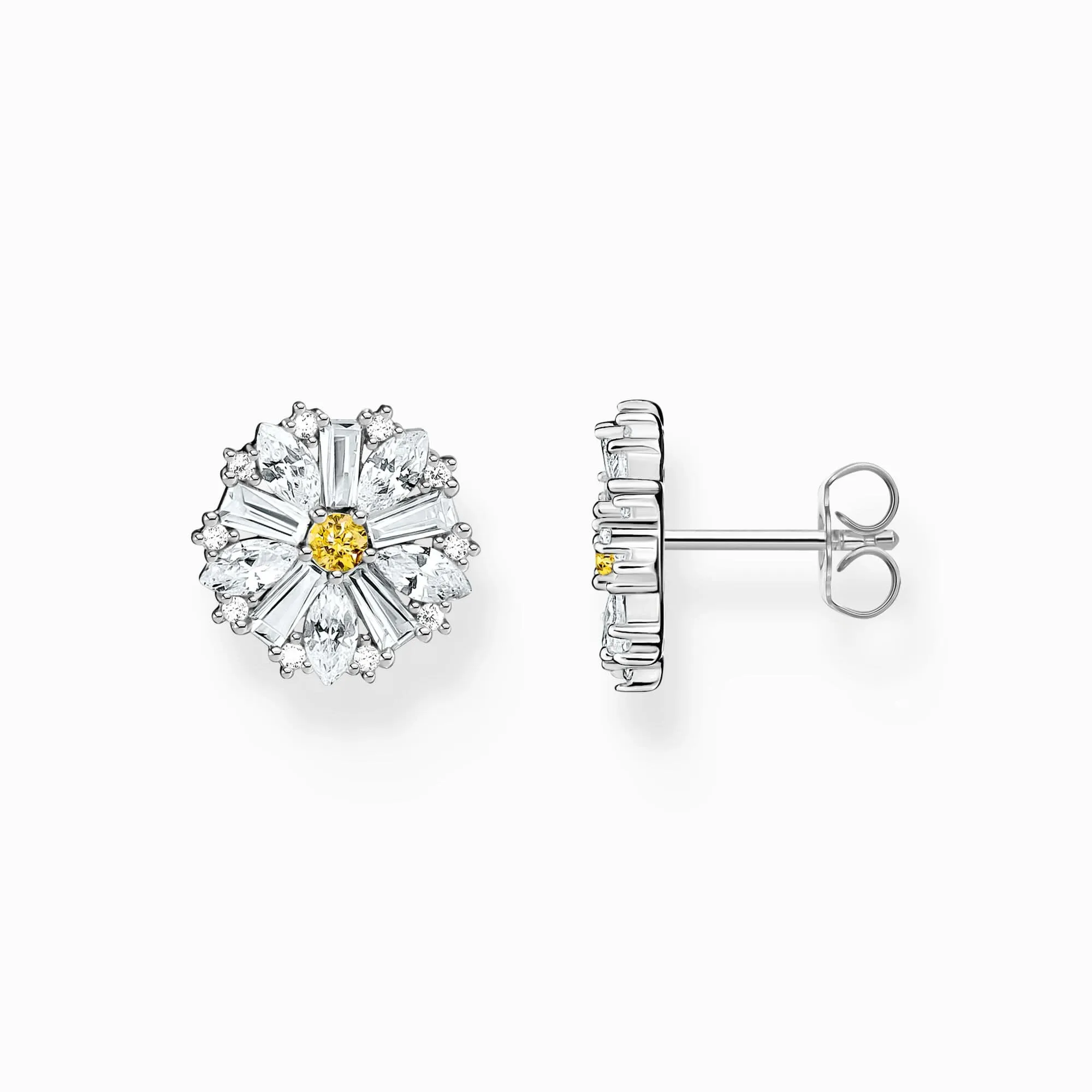 Sterling Silver Lovely Daisy Large Studs H2169-051-4 Thomas Sabo Earrings