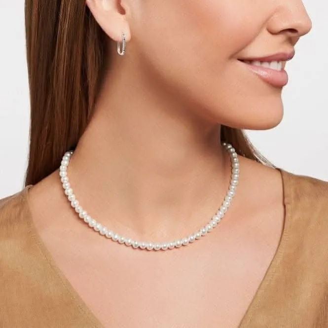 Sterling Silver Pearl Necklace KE2116-167-14-L45V Thomas Sabo Necklaces