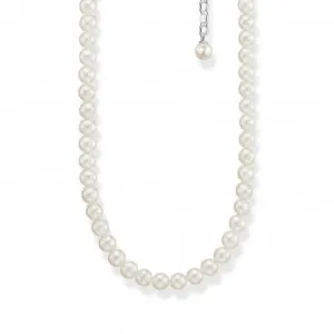 Sterling Silver Pearl Necklace KE2116-167-14-L45V Thomas Sabo Necklaces