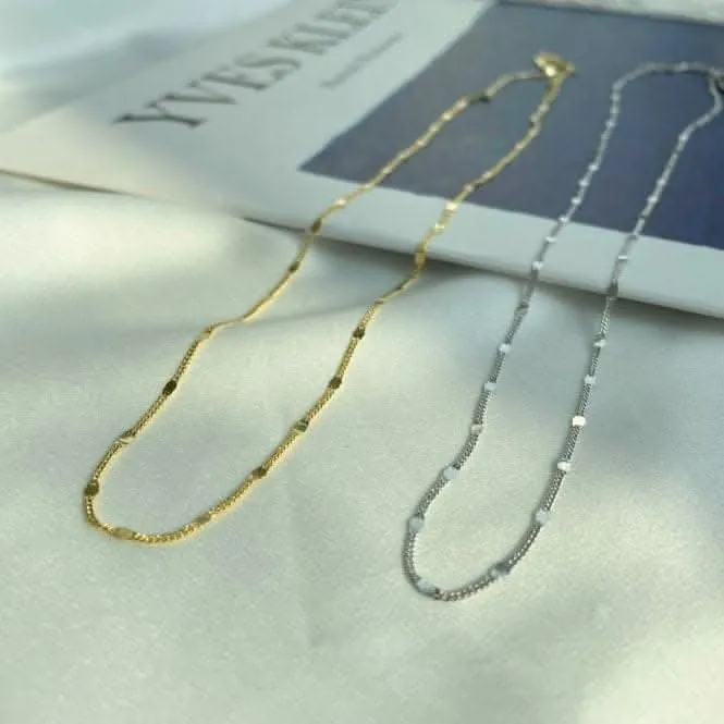 Sterling Silver Rhodium Plated Chain ERLN025 Ania Haie Jewellery