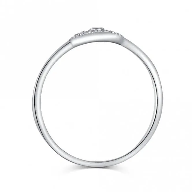 Sterling Silver Rhodium Plated Evil Eye Ring ERLR011 Ania Haie Jewellery