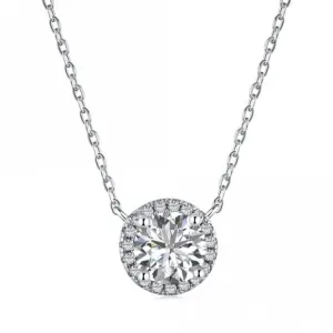 Sterling Silver Rhodium Plated Sparkling Zirconia Necklace ERLN024 Ania Haie Jewellery