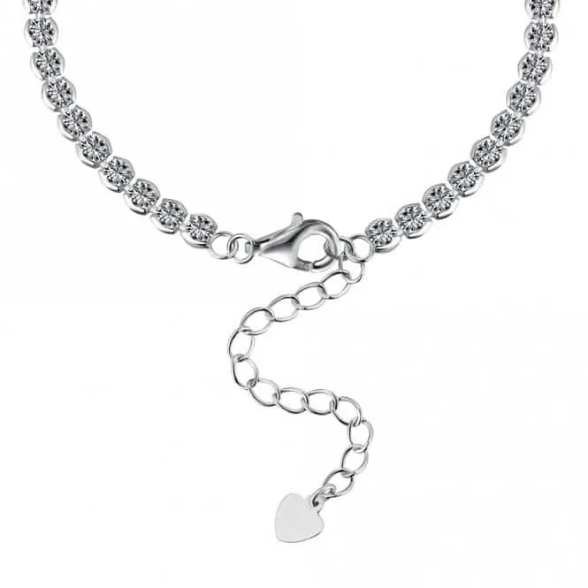 Sterling Silver Rhodium Plated Zirconia Bracelet ERLB035 Ania Haie Jewellery