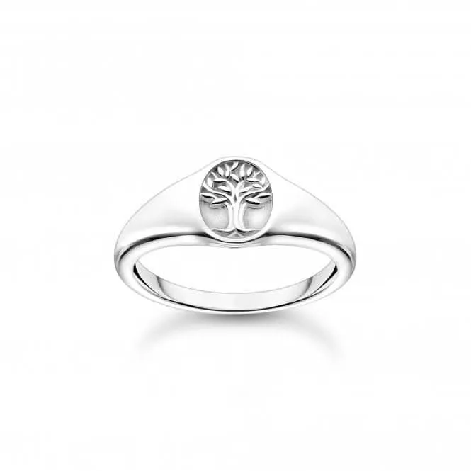 Sterling Silver Tree Of Love Ring TR2374-001-21 Thomas Sabo Rings