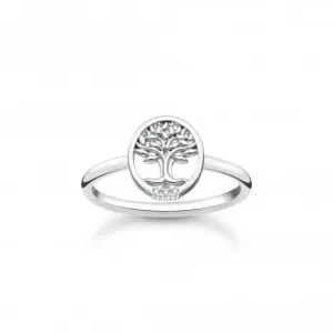 Sterling Silver Tree Of Love White Ring TR2375-051-14 Thomas Sabo Rings