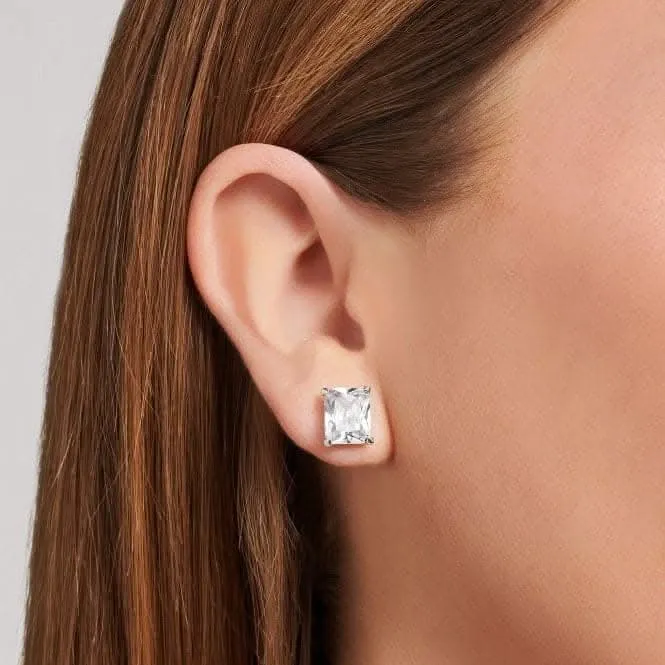 Sterling Silver White Stone Earrings H2201-051-14 Thomas Sabo Earrings