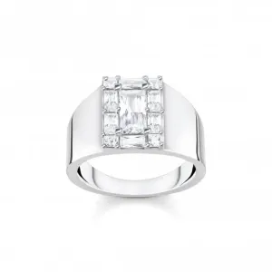 Sterling Silver White Stones Ring TR2363-051-14 Thomas Sabo Rings