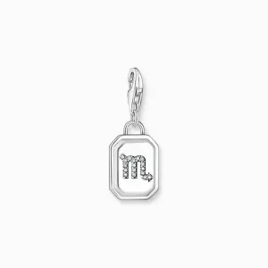 Sterling Silver Zirconia Zodiac Sign Scorpio Charm 2148-643-21 Thomas Sabo Collectable Charms
