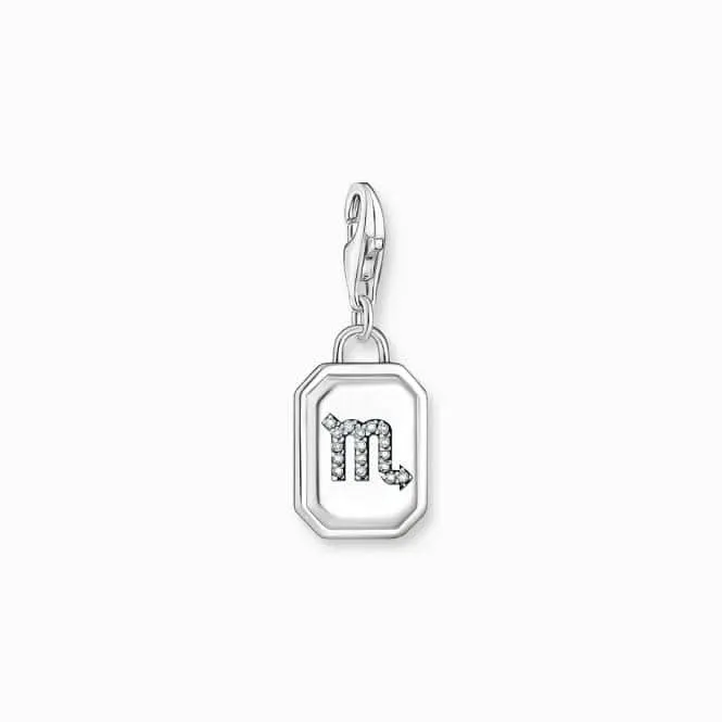 Sterling Silver Zirconia Zodiac Sign Scorpio Charm 2148-643-21 Thomas Sabo Collectable Charms