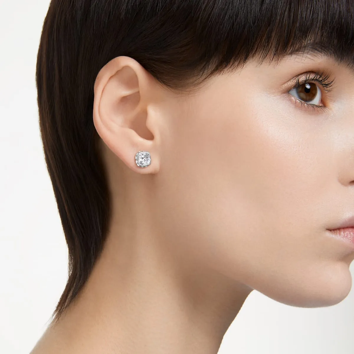 Swarovski Jewellery Birthstone April White Square - Necklace & Earrings
