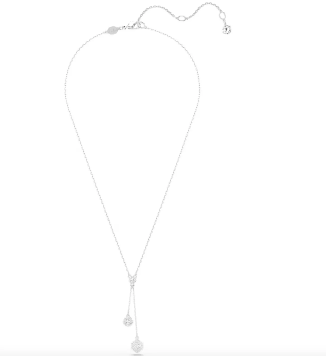 Swarovski Jewellery Dextera Round Cut, Sphere & Cube White Necklace