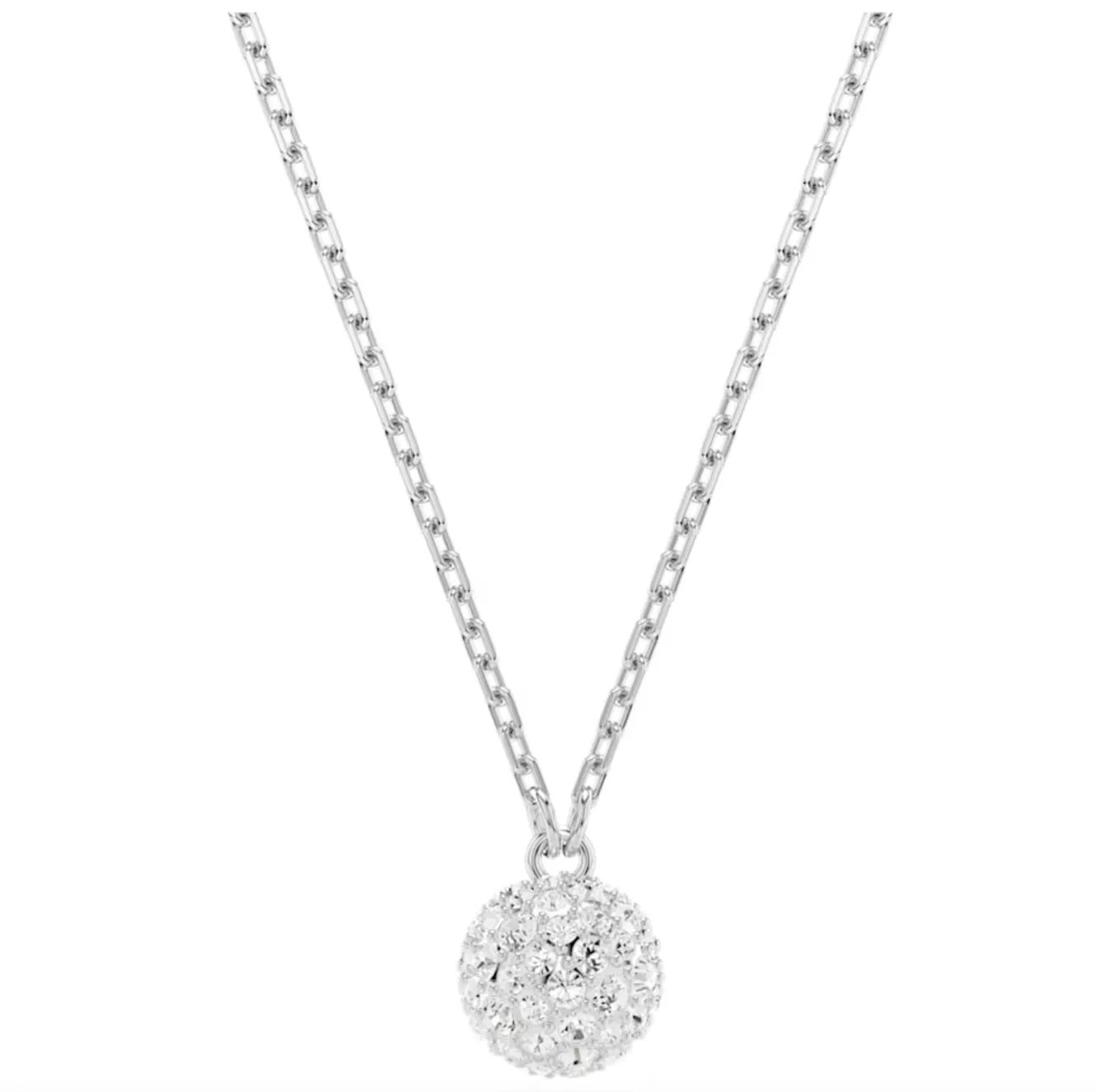 Swarovski Jewellery Dextera Round Cut Sphere, White Pendant