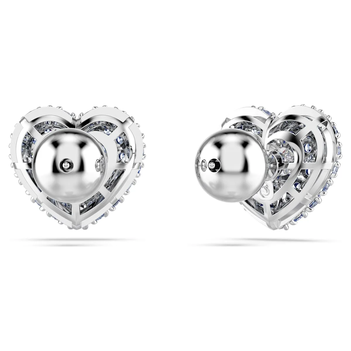 Swarovski Jewellery Hyperbola Stud Heart Earrings