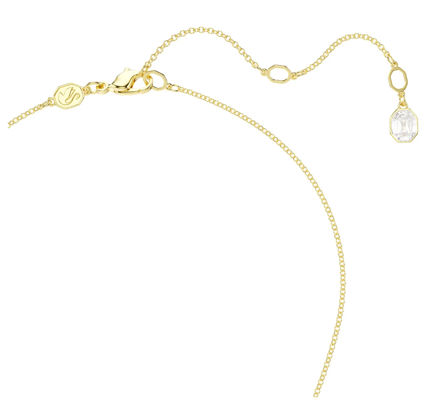 Swarovski Jewellery Idyllia Lilia: White Butterfly Gold Necklace