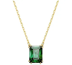 Swarovski Jewellery Matrix Green Gold Necklace