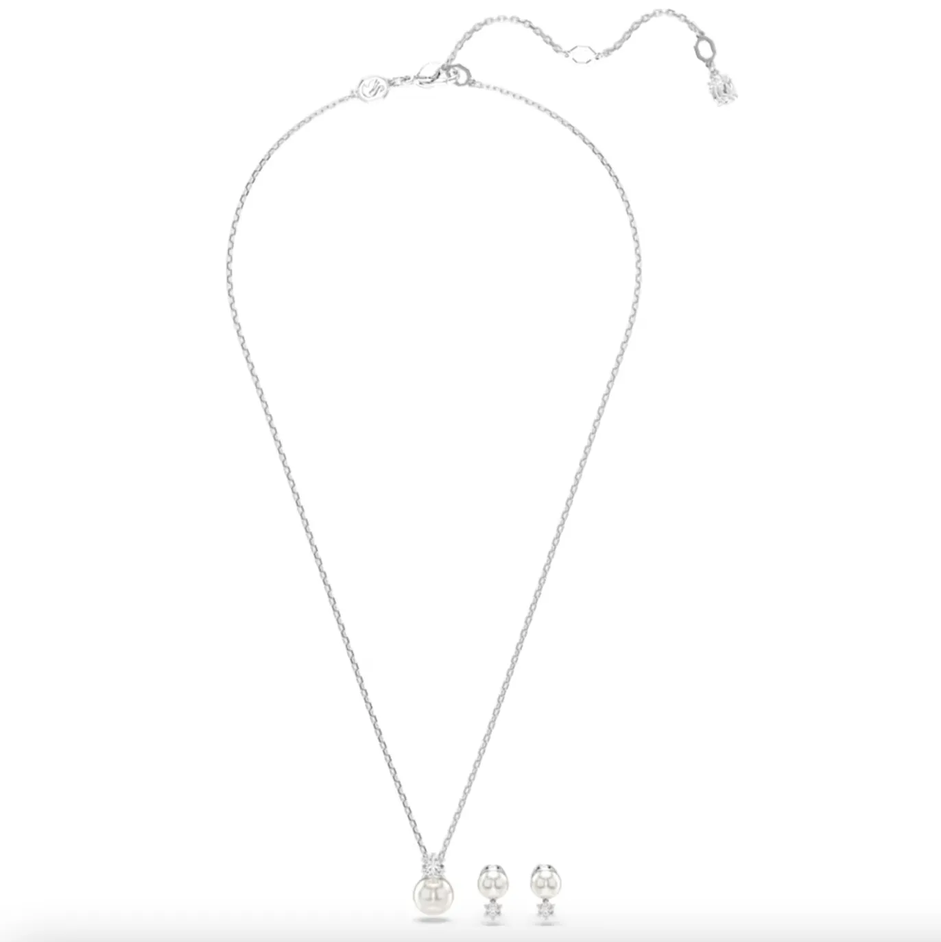 Swarovski Jewellery Matrix Pearl Set